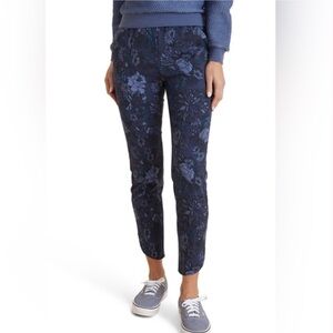 Marine Layer Re-Spun Allison Blue Floral Tropical Botanical Pull On Pants Size S